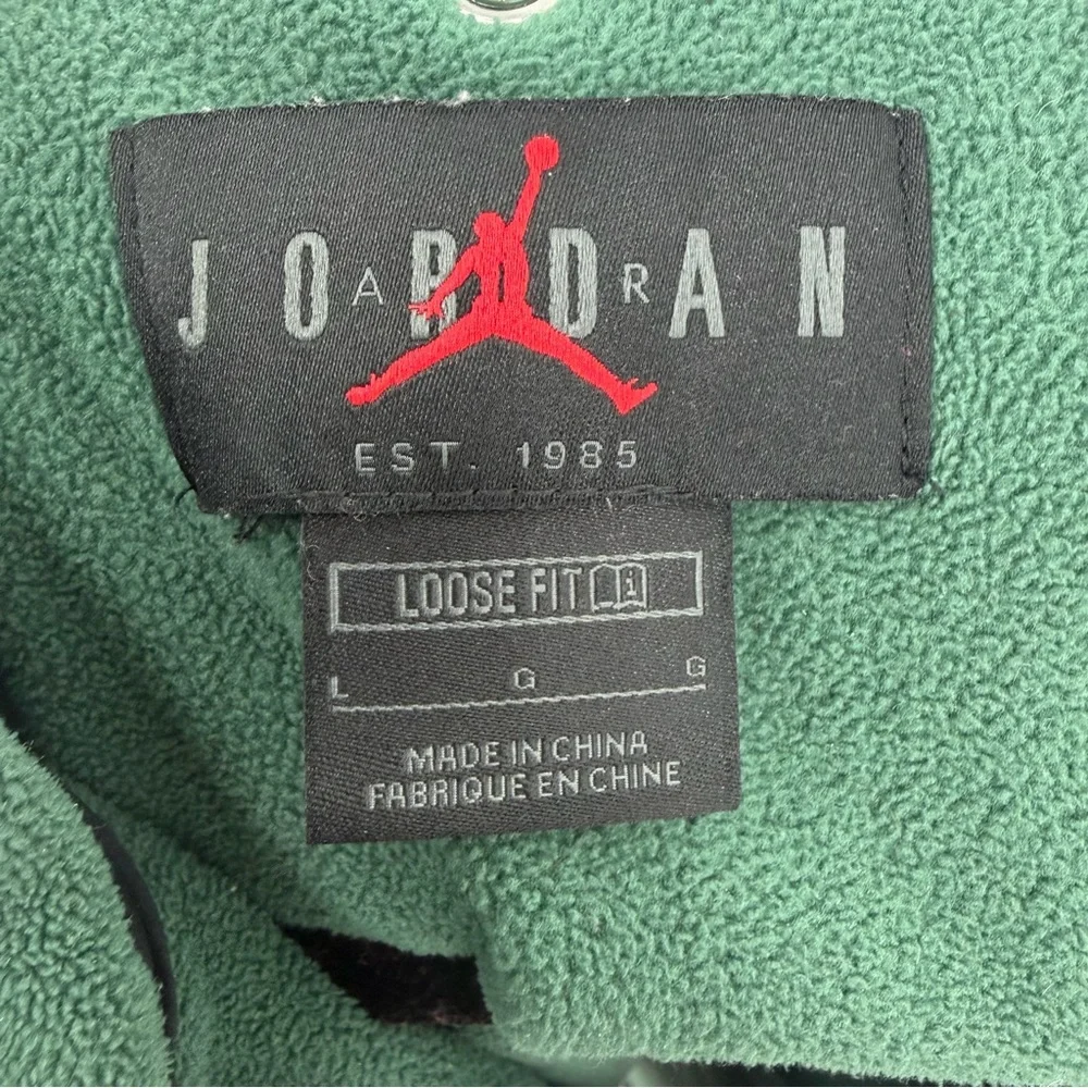 Nike Air Jordan Jumpman‎ Fleece Utility Vest Mens Large Green